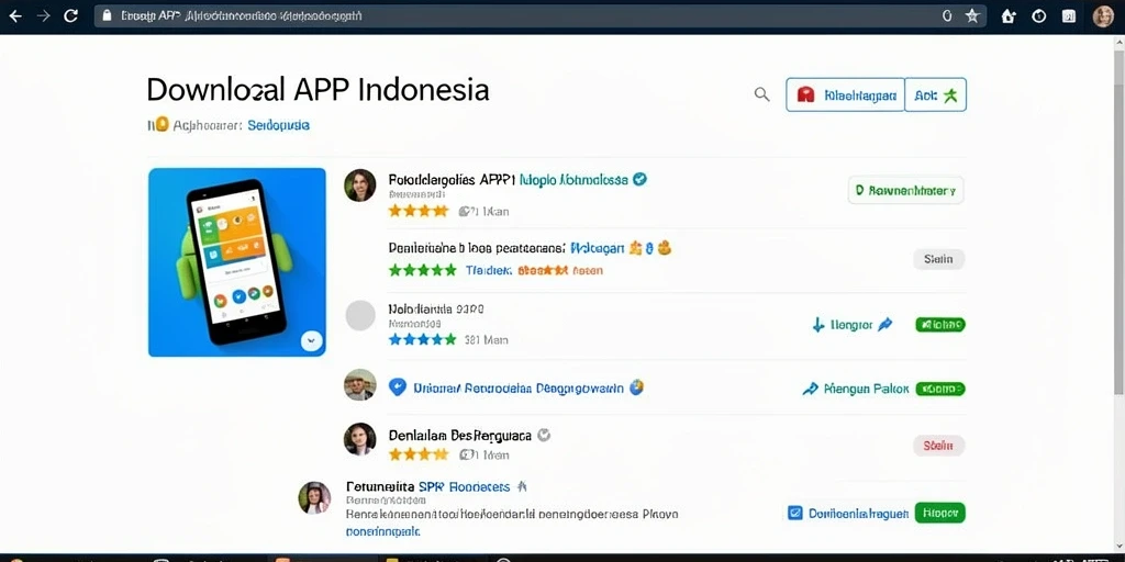 Tampilan utama dengan karakter yang menarik.