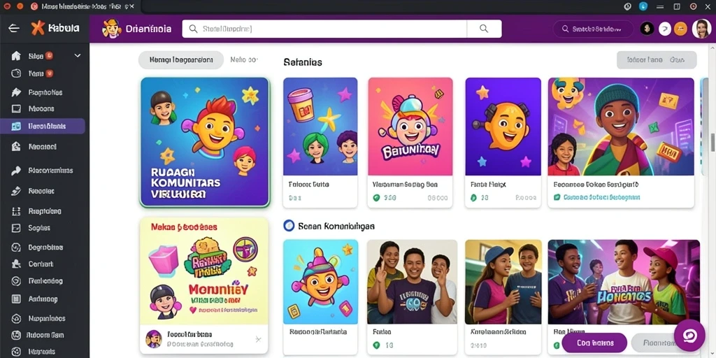 Tampilan antarmuka pengguna yang menarik.