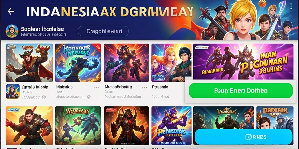 Tampilan menu utama yang menarik dan intuitif.