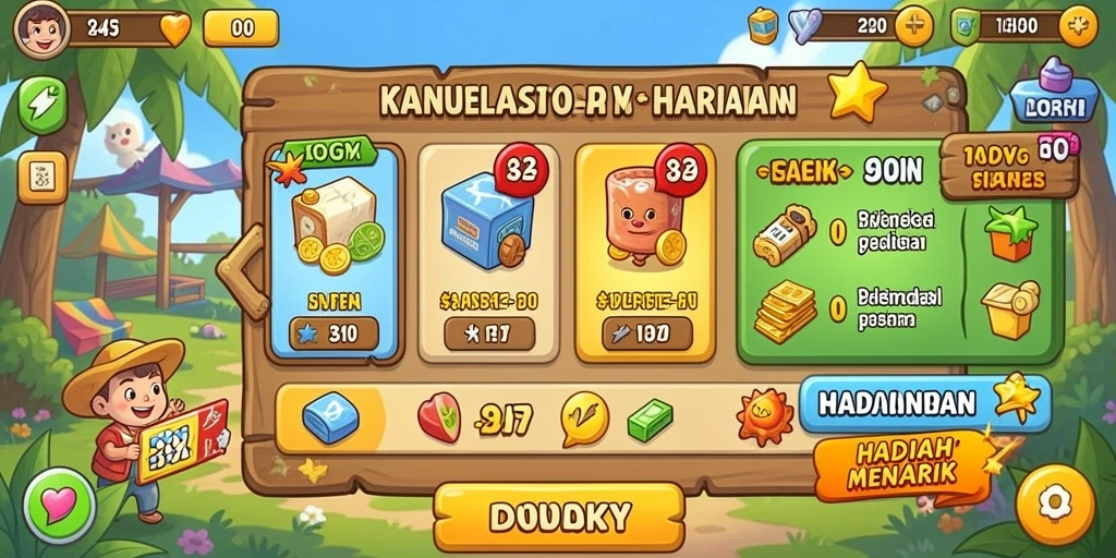 Tampilan antarmuka yang sederhana dan menarik.
