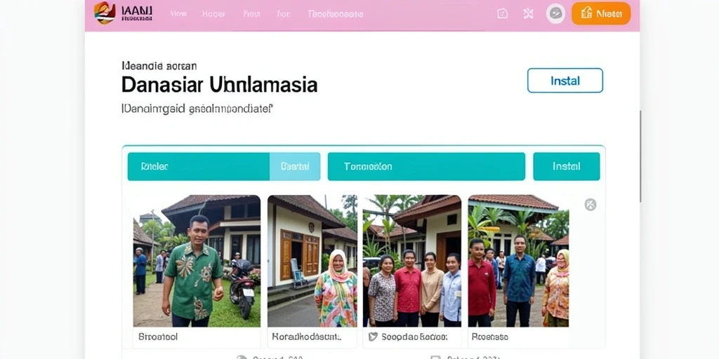 Tampilan utama aplikasi MUTASITOTO yang menarik.